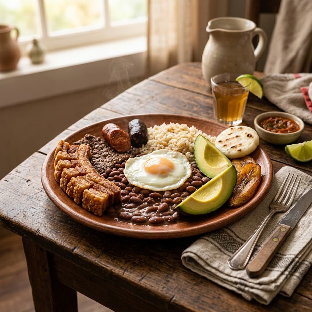 Bandeja Paisa en Restaurantes Icónicos